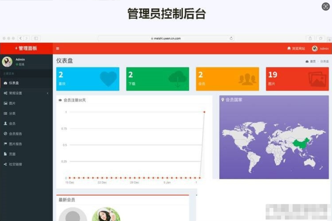 图片[2]-Laravel框架高清壁纸图库图片分享上传下载网站源码-123源码
