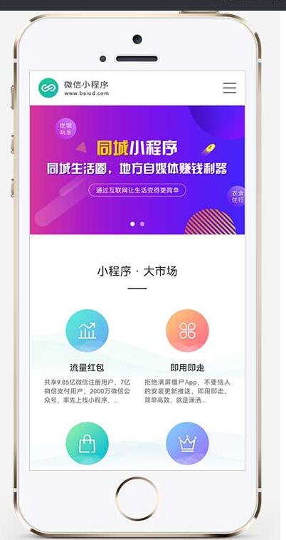 图片[6]-(PC+WAP)微信小程序开发代理展示销售pbootcms网站模板 软件开发公司网站源码下载