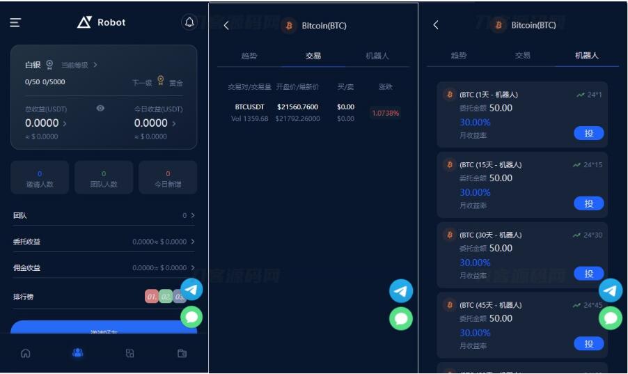 图片[5]-五国语言收益理财BTC虚拟币质押定期存币系统源码_加密货币机器人量化交易系统_内附搭建教程