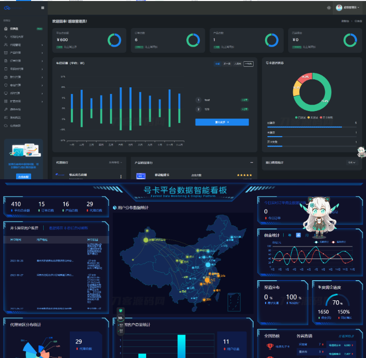 图片[3]-多功能号卡推广分销管理系统 流量卡推广分销网站源码