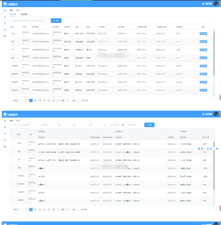 基于SpringBoot的人事管理系统源码-123源码