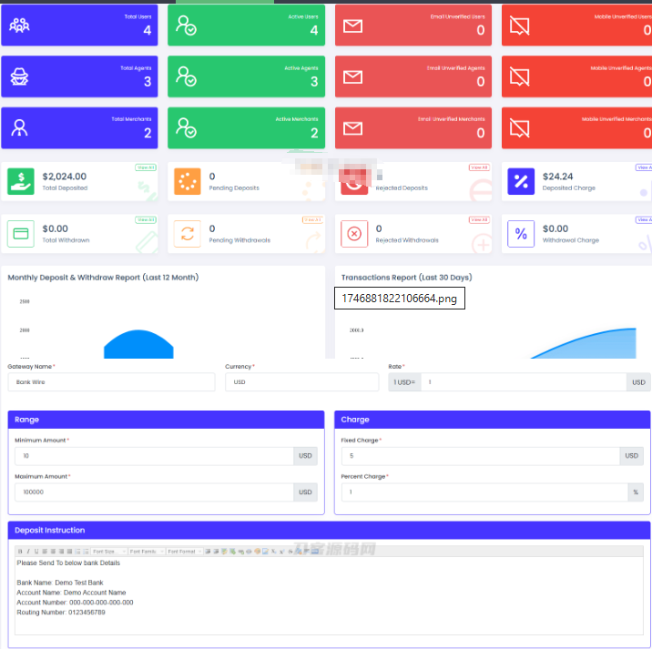 viserpay海外支付系统源码/国外支付接口 laravel后端框架-123源码