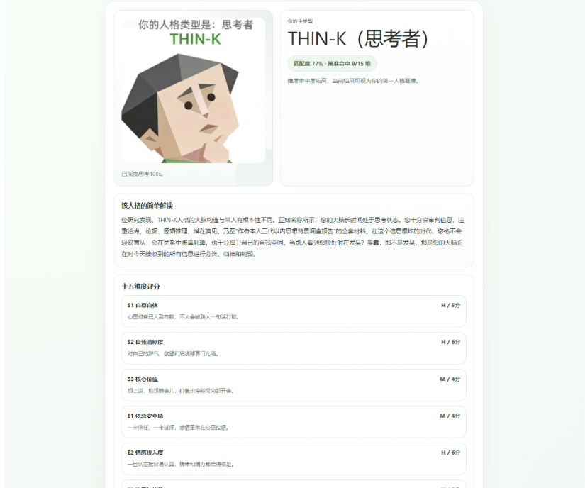 图片[2]-H5趣味SBTI人格测试引流系统源码 (开源版/支持私有化部署)